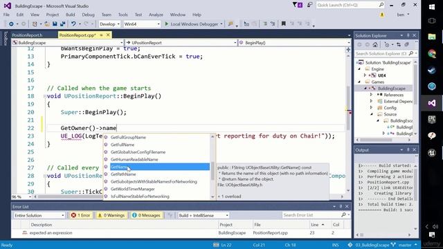 [Udemy UE4 C++] 060 Accessing Object Names