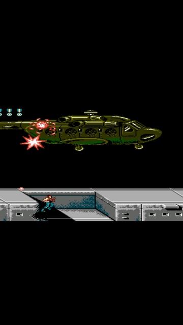 💣 Вертолёт-босс из Super Contra NES — первый, но не слабый! 💥