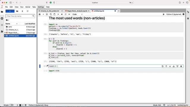35.002 Most Used Non-Stop Words