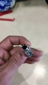 винтажное кольцо из серебра 925пр. с Гранатом