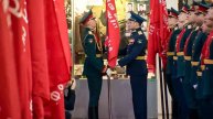 Акция "Знамя Победы" прошла в Центральном музее ВС РФ