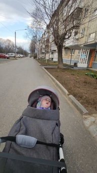 полгода принцесса не прогуливалась 😌 а теперь успеваем, пока погода позволяет 😌💪👸🙂#евасма1 #пап