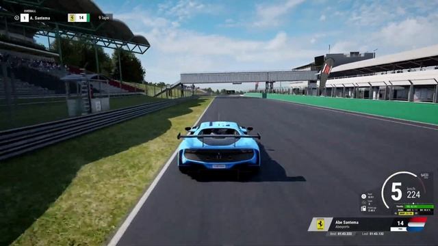 FERRARI 296 GT3 HUNGARORING SETUP + HOTLAP | ACC 1.9 - Abesports
