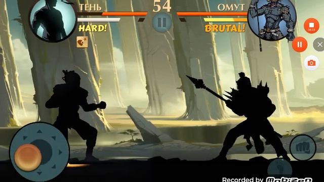 Играю Shadow Fight 2 каменый лес