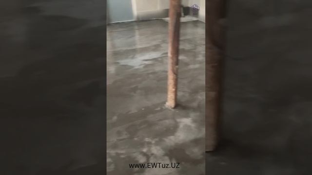 Эпоксидный пол заливка 2 этап