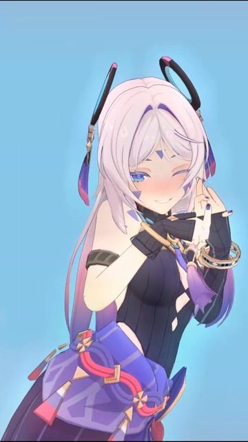 Пошлая виртуальная девочка #genshinimpact #virtualgirl #dance #passion #sexygirl #animetyan