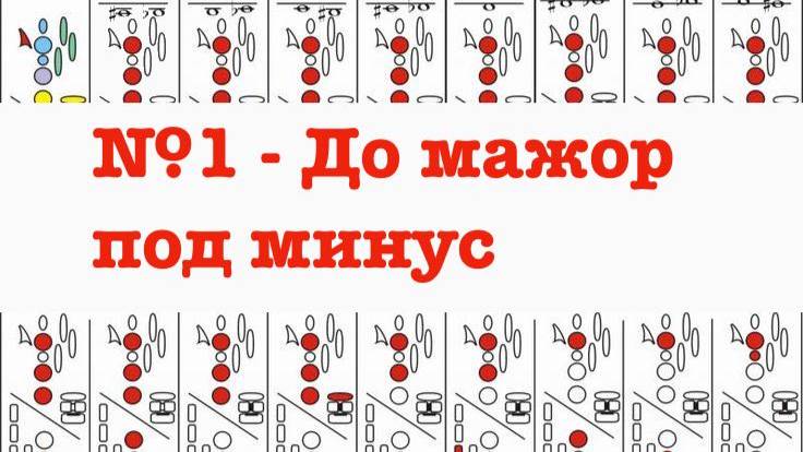 №1 - Гамма до мажор под минус
