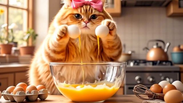 Mama Cat Rescues Injured Rabbit, Brings Her Home, Harvesting Carrots - Kitten &