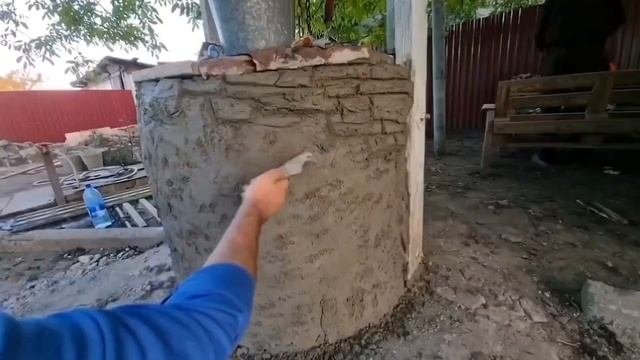 Старый облезлый колодец за копейки, простейшим способом превратили в конфетку.