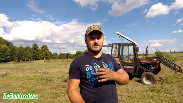 Копаю картошку трактором МТЗ 320 и однорядкой картофелекопалкой Wirax