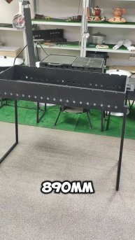 Мангал 5мм 800мм*400мм (съёмные ножки)