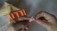 Свяжем узор спицами СТУПЕНЬКИ