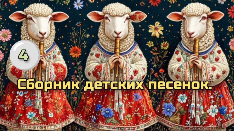 Сборник детских песенок. 🌞 Детям. 🌞 4-я часть