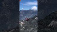 On a paraglider