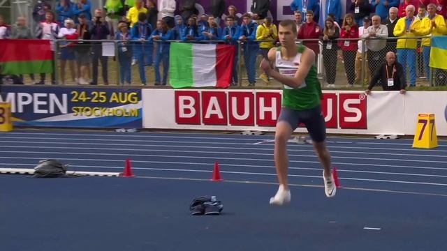 "Золотая" попытка Максима Недосекова на чемпионате Европы U23 - 2.29
