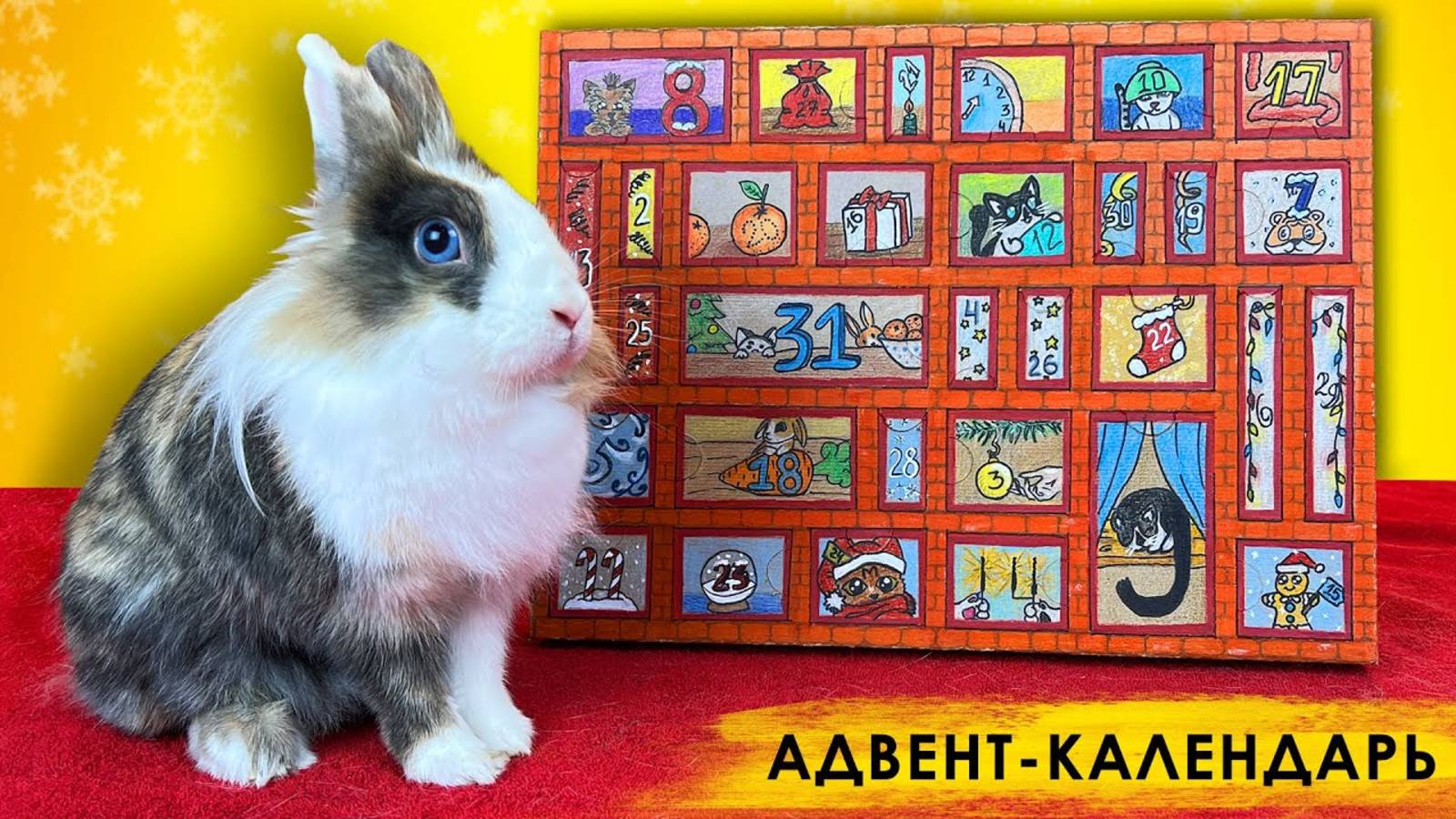 КАК СДЕЛАТЬ АДВЕНТ КАЛЕНДАРЬ СВОИМИ РУКАМИ за 24 ЧАСА! СМЕШНЫЕ КОТ МАЛЫШ и МУРКА А ну-ка давай-ка