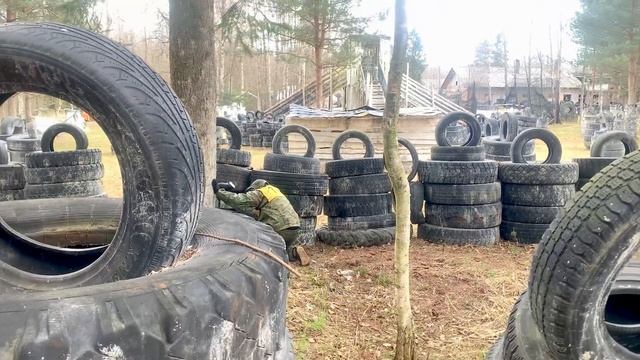 30 апреля 2025 Полное видео игры ФосАгро Волхов в Пейнтбол в Санкт-Петербурге