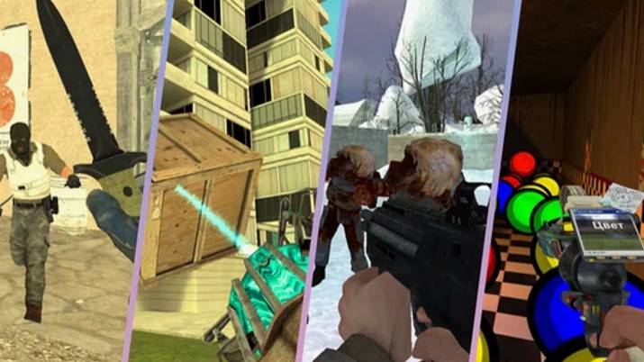 Бесплатный Garris Mod. Gravity Mod