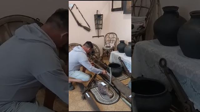 Сергей Андрианов в Кокшайском музее