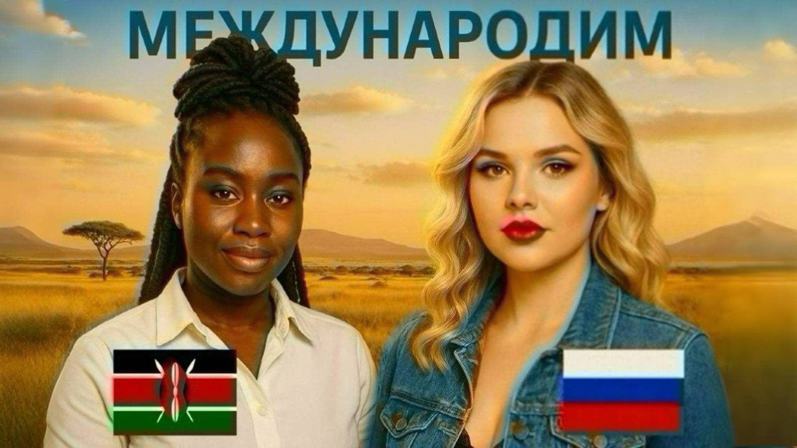 Шоу МЕЖДУНАРОДИМ | Кения 🇰🇪 и Россия 🇷🇺| Самый весёлый выпуск
