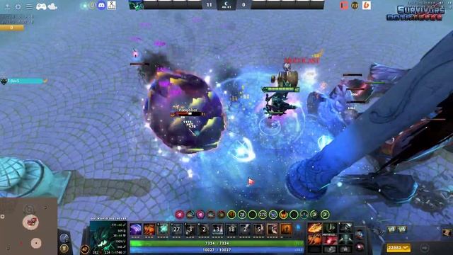 Билд через бессмертие в кастомке Dota 2 | Vampire survivors
