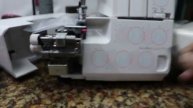 оверлоки Janome. Три разных рычага ножа.
