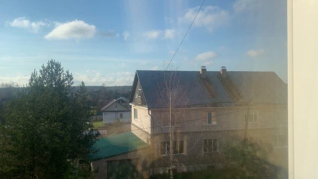 The weather outside the window in our village: Погода ч.3
