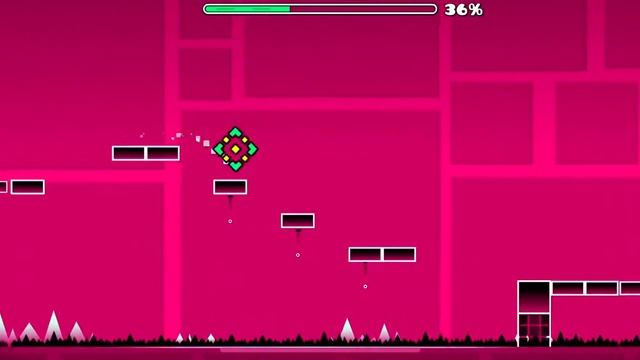 Прохождение уровня “Back On Track” в игре Geometry Dash Lite
