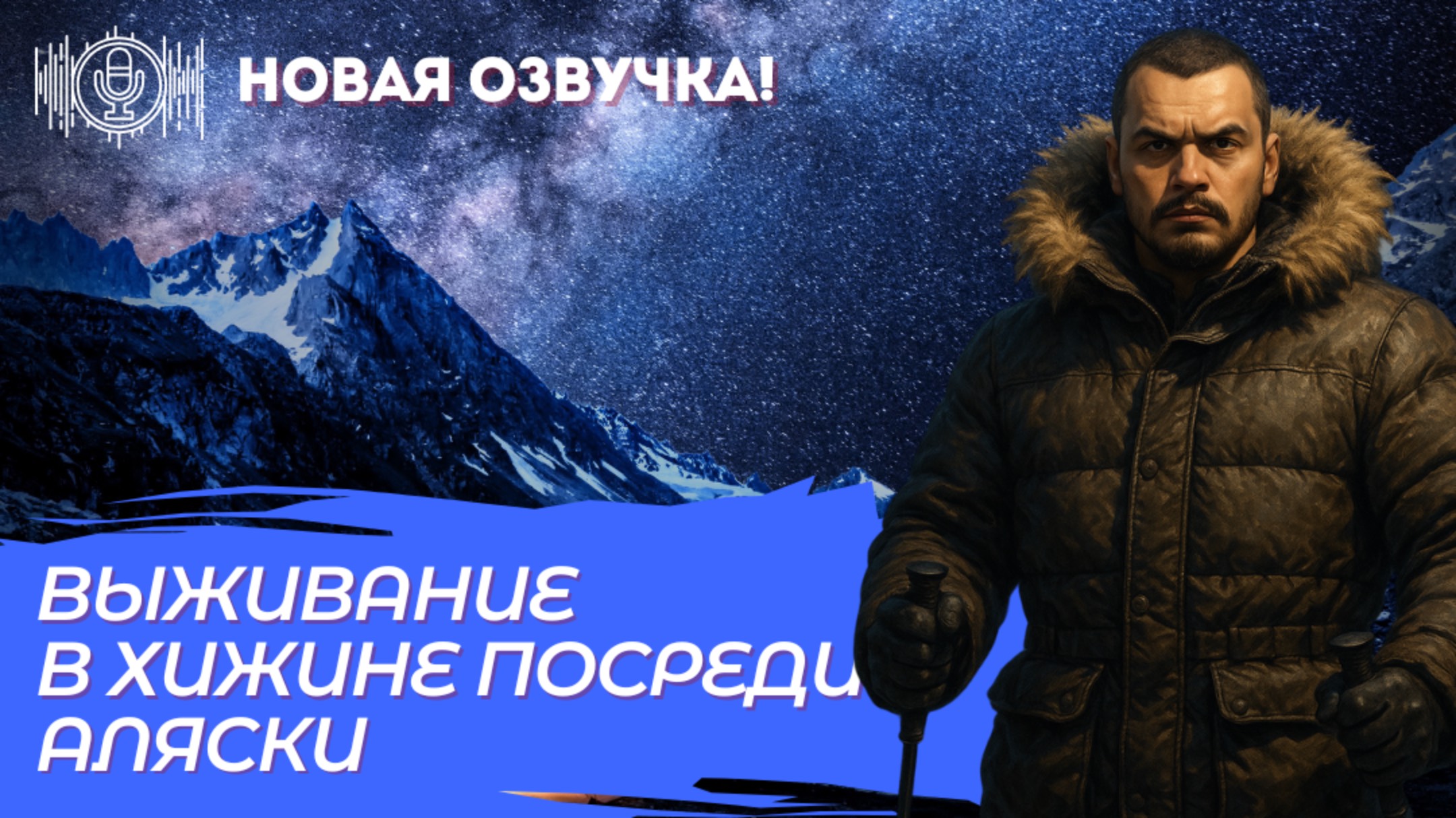 Ночь в выживательном домике на Аляске | Новая озвучка и атмосфера #выживаниевлесу #survival