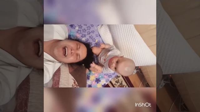Ринат Таттыбай играет с племянницей 😂😍