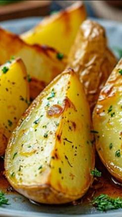 Картофель по-деревенски дольками в духовке