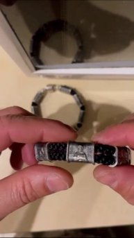 #Браслет православный из серебра с молитвой Отче Наш и Ликами Святых