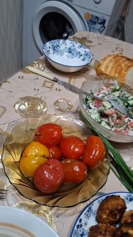 Наш скромный ужин, приятного аппетита!