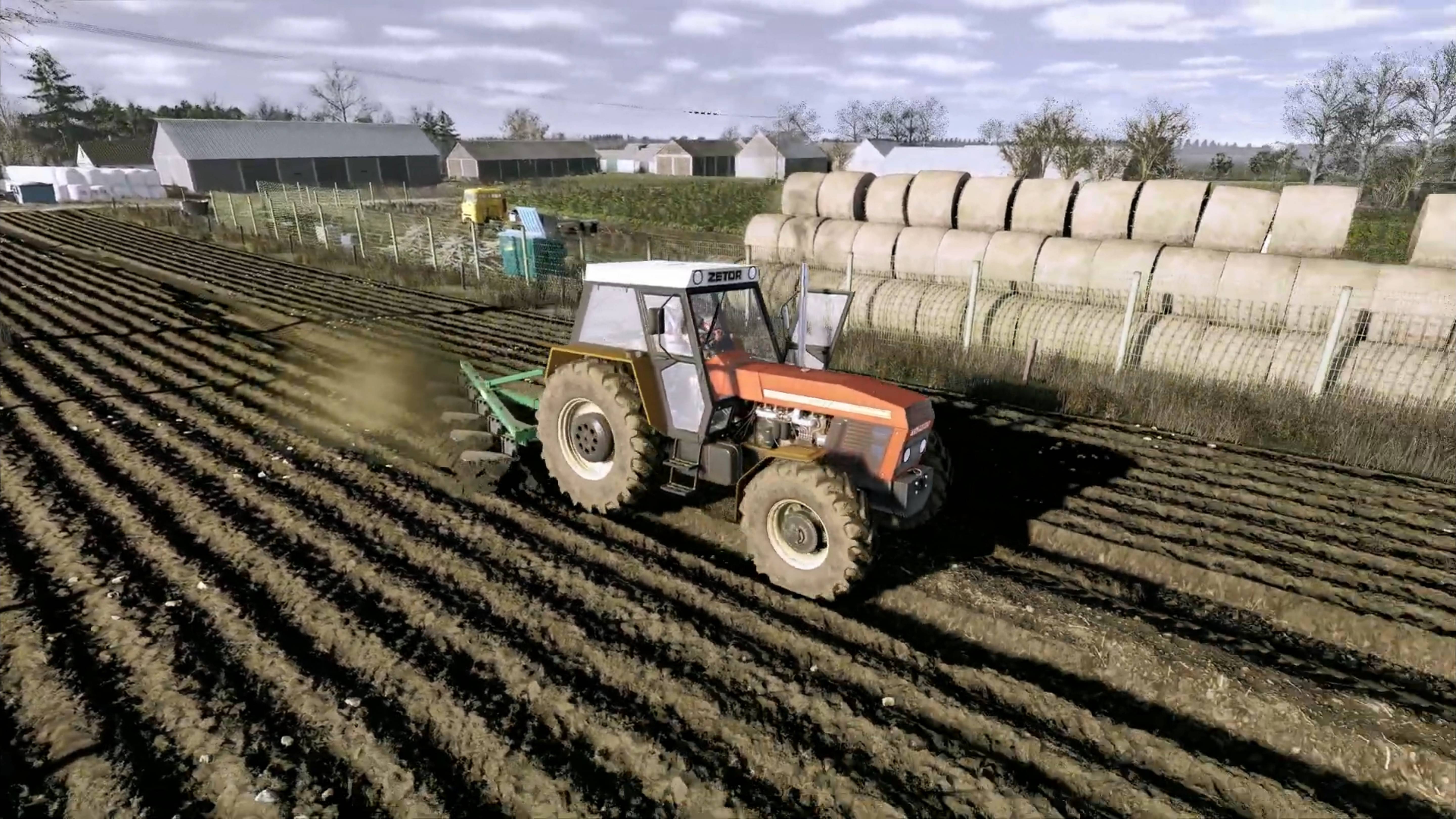 Трактор Zetor. FS25 вспашка огорода