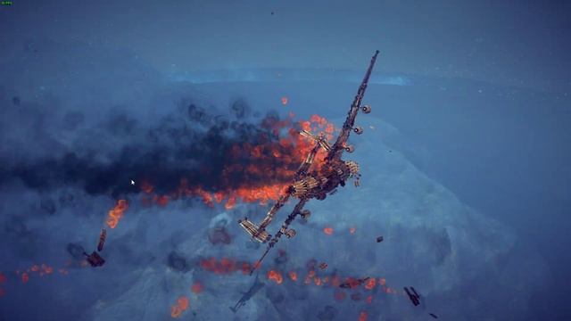 крушение ан-225 мрия в игре besiege