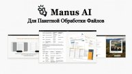 Manus для обработки файлов
