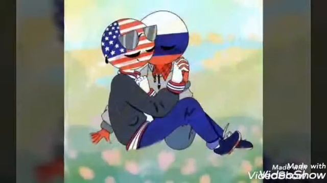 $Countryhumans.$Russian&USA$яой$