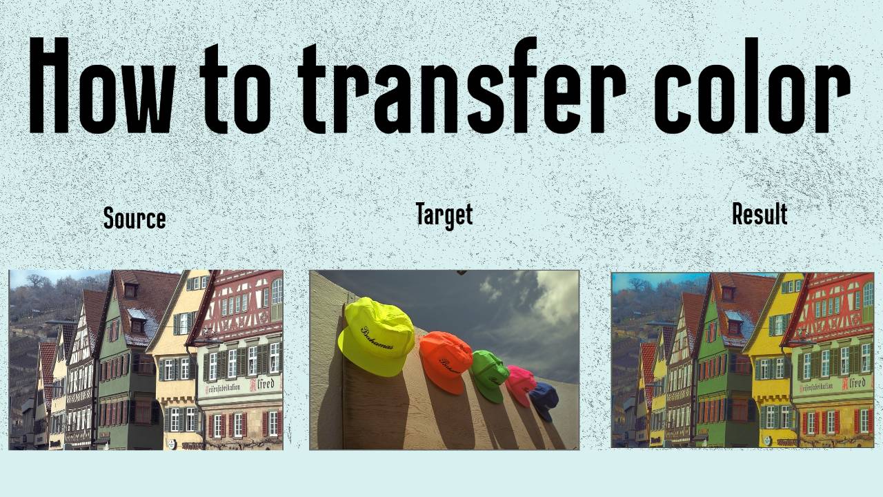 Amazing Color Transfer between Images