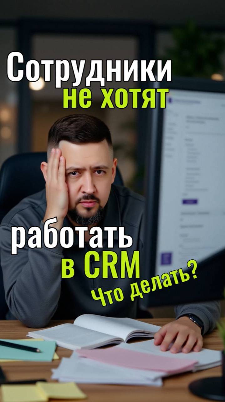 💥Сотрудники не хотят работать в CRM. Что делать?