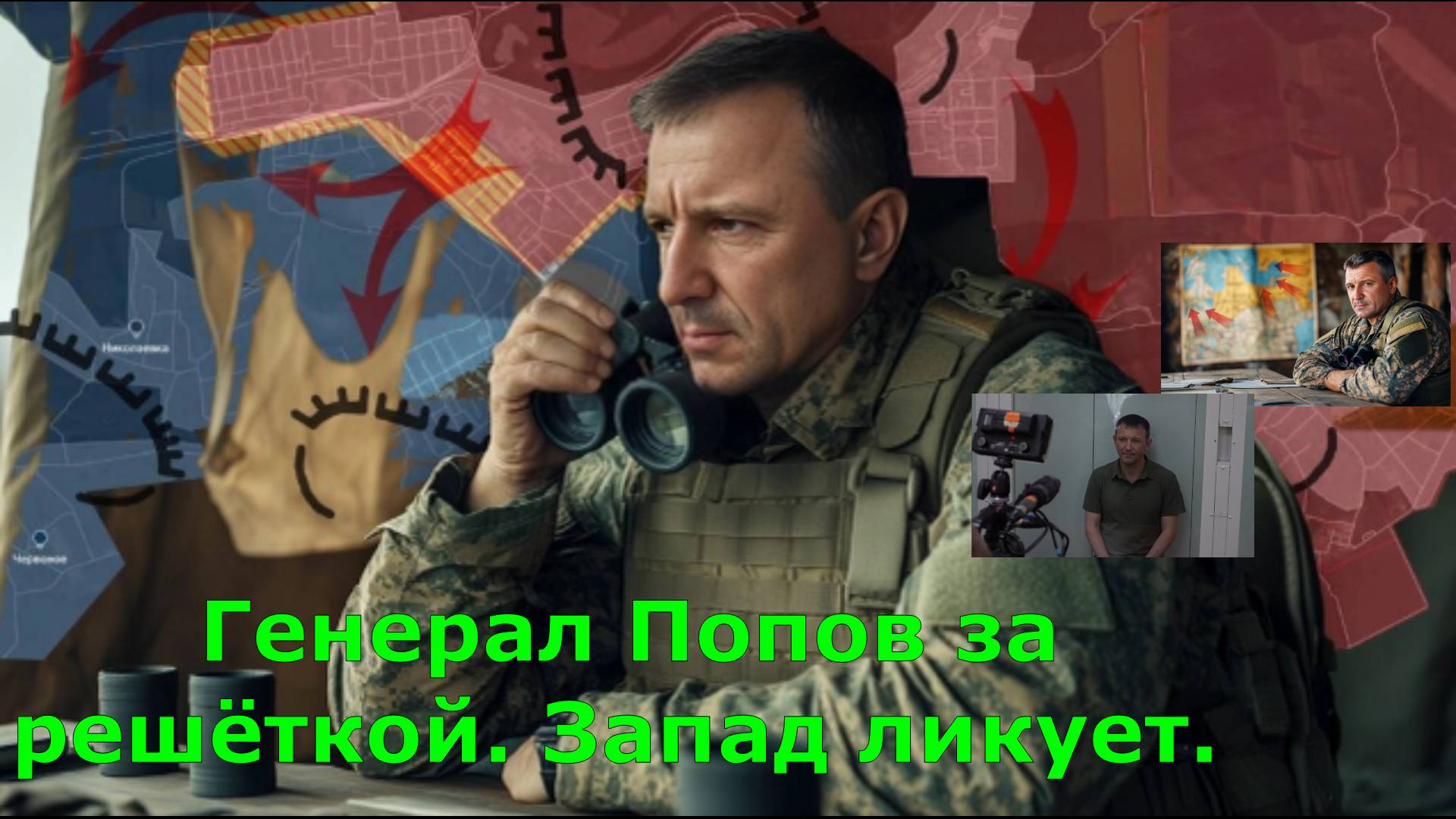 Генерал Попов за решёткой. Запад ликует. Такого подарка там не ожидали