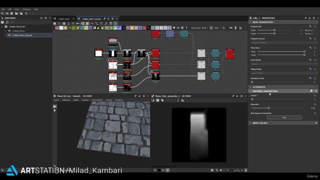 3 - 3 CobbleStone Tutorial Basecolor Roughness