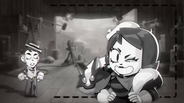 всем привет с вами демон и андроид бравл старс мем прикол Лола и Грей brawl stars
