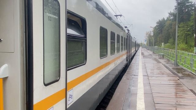 С Праздником Мир, Труд, Май! Электропоезд ЭП2Д-0120 пл.Захарово до ст.Дмитров. 01.05.2025.