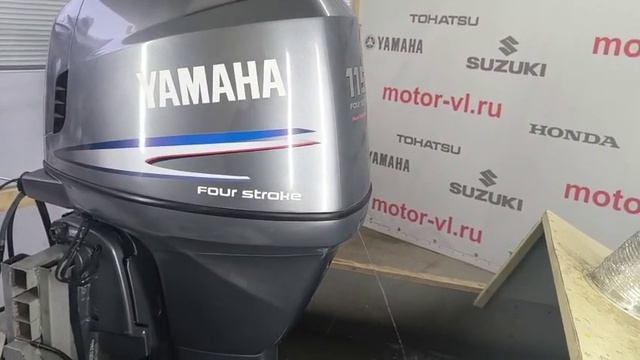 Запуск двигателя Yamaha F115