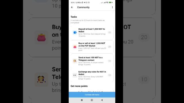 Приз до 1000$ в NOT в TON Wallet.