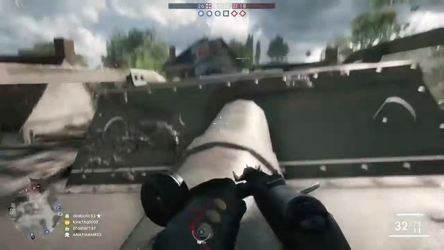 Battlefield 1: Riding a Mark IV Tank