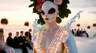 Skyborne Elegance Runway Fashion
