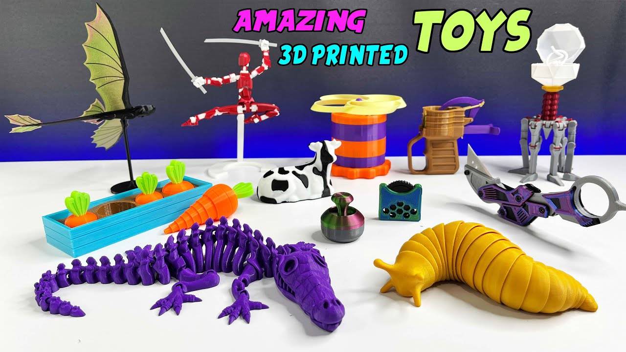 ИГРУШКИ ИЗ 3D ПРИНТЕРА | РАЗВЛЕКАТЕЛЬНОЕ И ПОЗНАВАТЕЛЬНОЕ