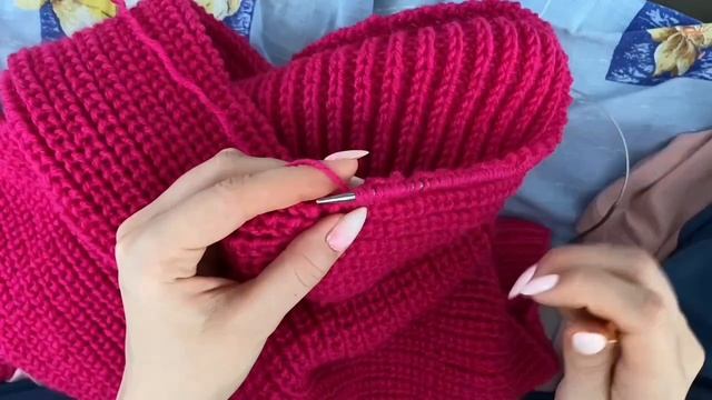 Набор петель в пройме. KnittingLove