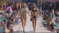 Кастинг моделей показа купальников ДЕВУШКИ ПЛЫВУТ на камеру аки ЛЕБЕДУШКИ